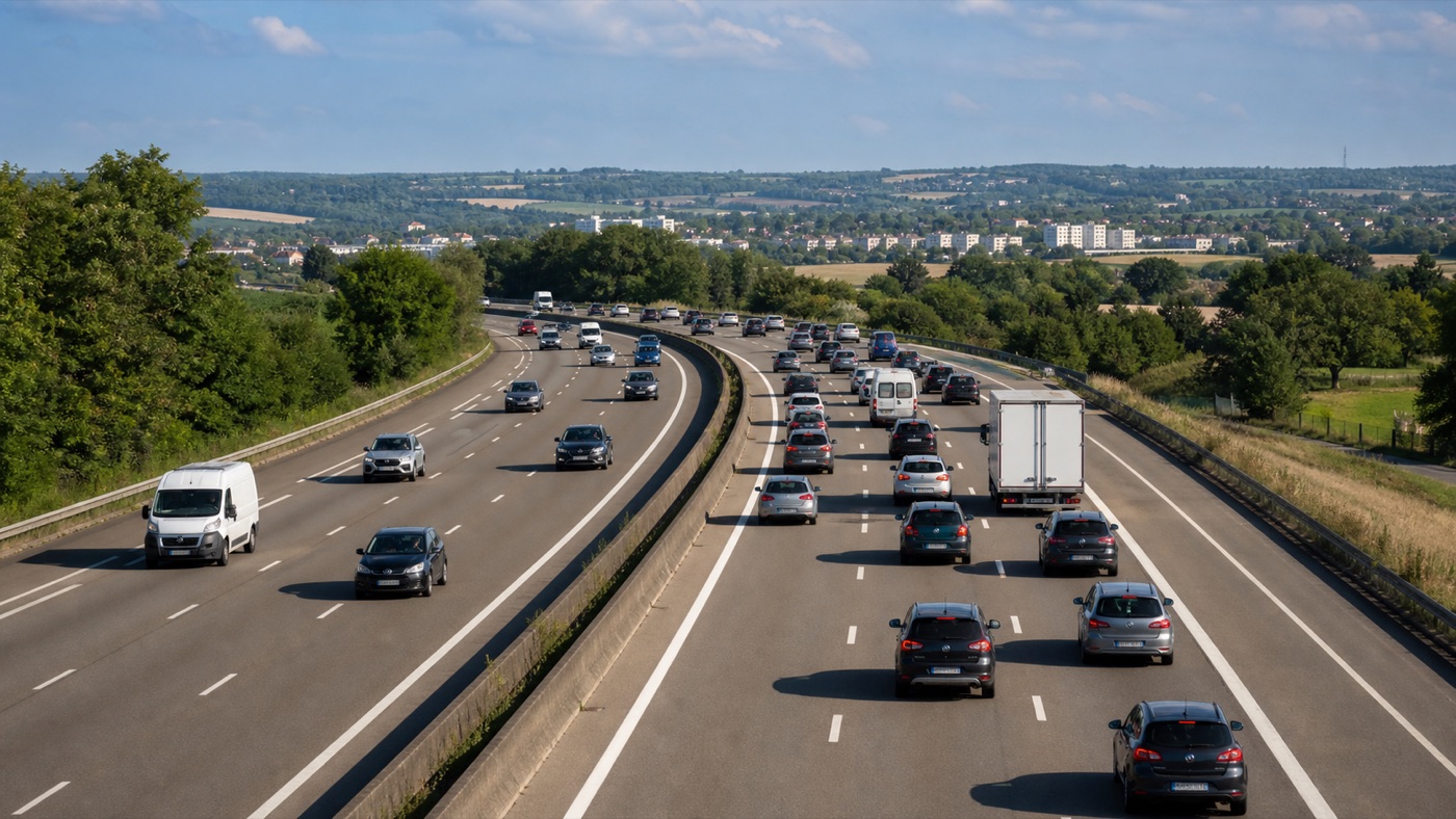 Verkehr auf einer spanischen Autobahn